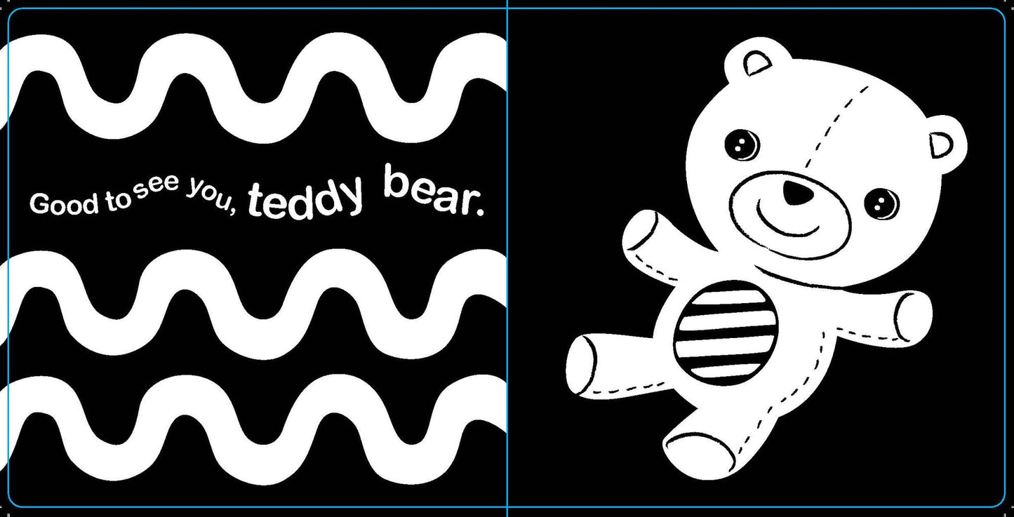 Hello, Bedtime: A Perfect High-Contrast Black-and-White Board Book for a Baby Shower Gift to Newborns and Babies