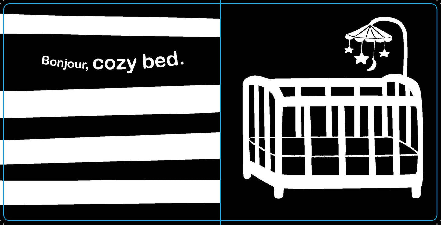 Hello, Bedtime: A Perfect High-Contrast Black-and-White Board Book for a Baby Shower Gift to Newborns and Babies