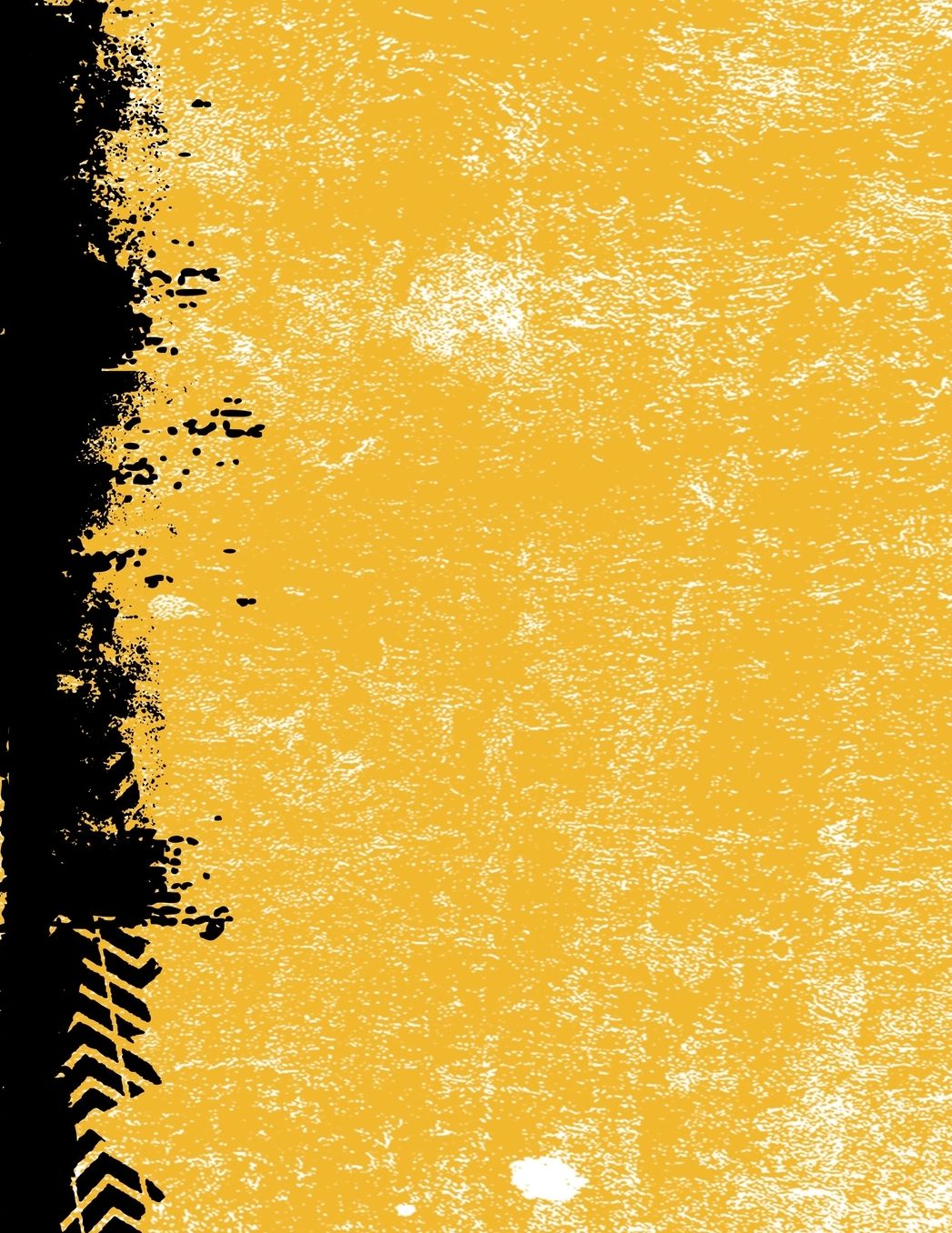 Black And Gold: (8.5 x 11 Lined) Blank College Ruled Grunge School Color Notebook