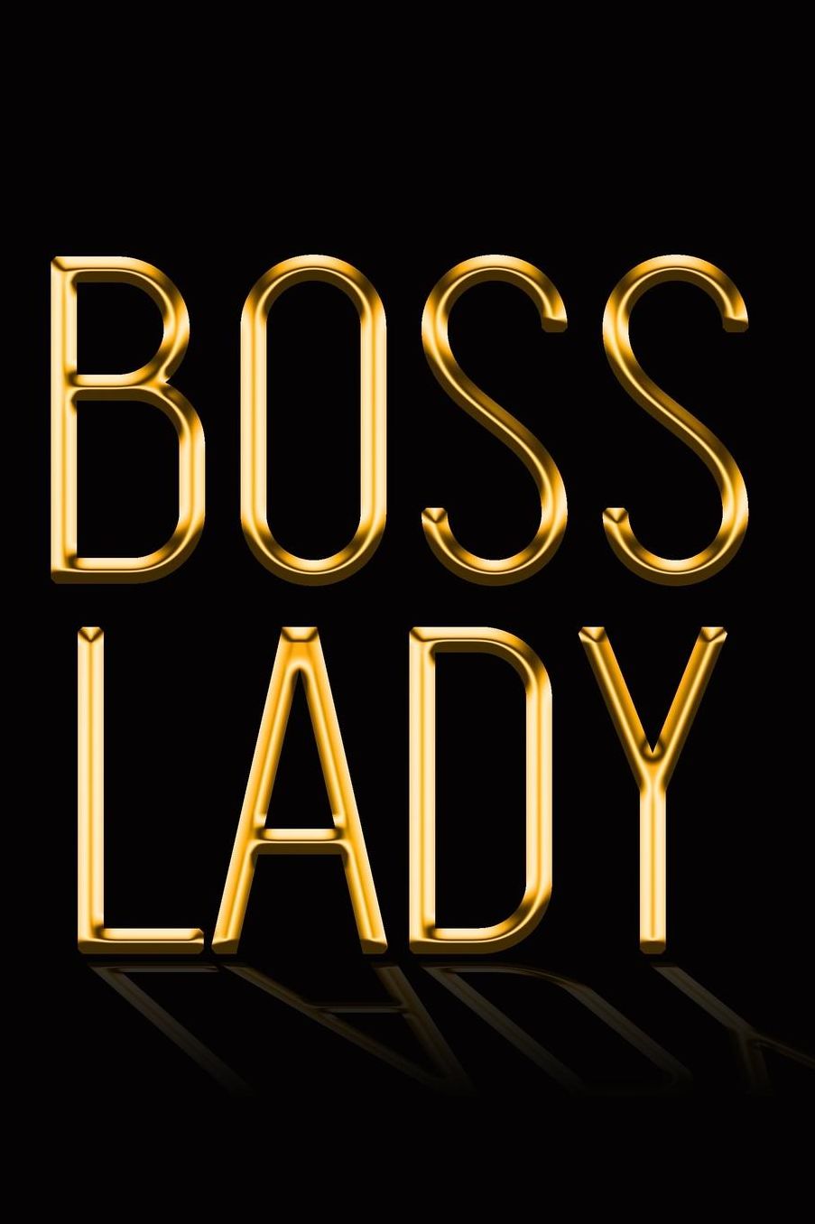 Boss Lady: Chic Gold & Black Notebook Show Them You're a Powerful Woman! Stylish Luxury Journal