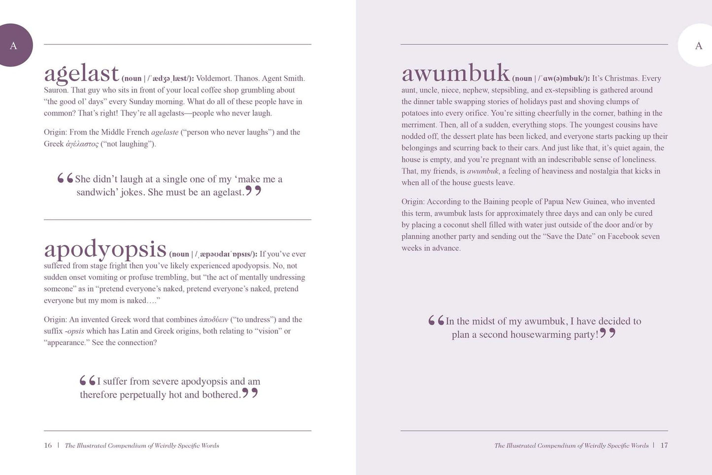 The Illustrated Compendium of Weirdly Specific Words: Including Bumbledom, Jumentous, Spaghettification, and More