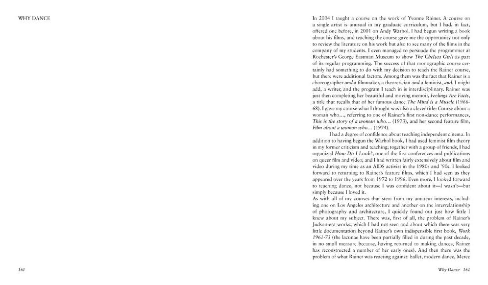 Dance Dance Film Essays