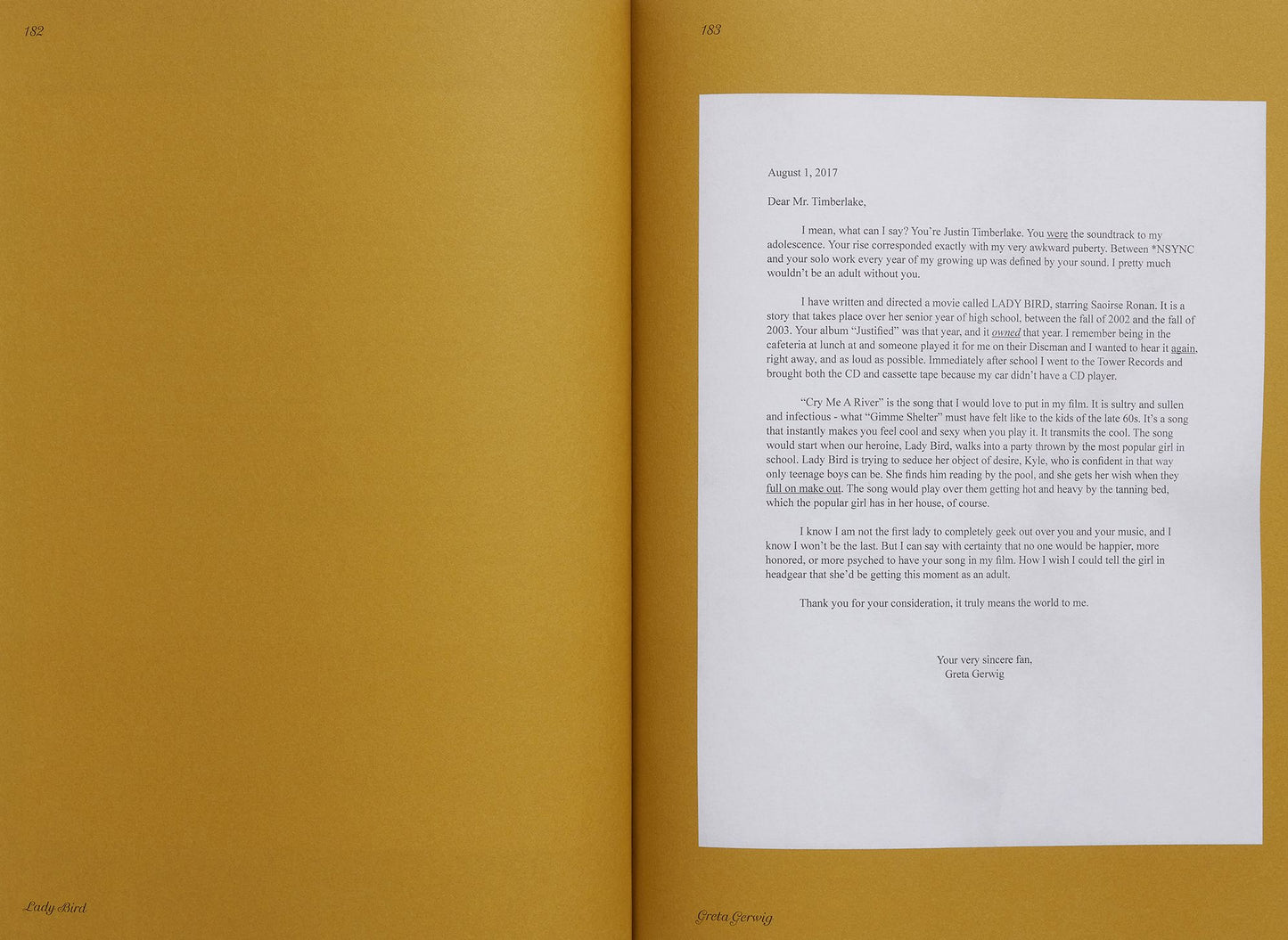 Lady Bird Screenplay