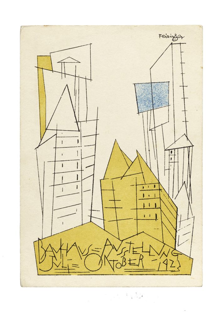 Bauhaus Postcards: Invitations to the First Exhibition