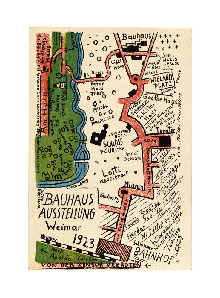 Bauhaus Postcards: Invitations to the First Exhibition
