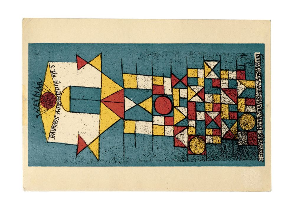 Bauhaus Postcards: Invitations to the First Exhibition