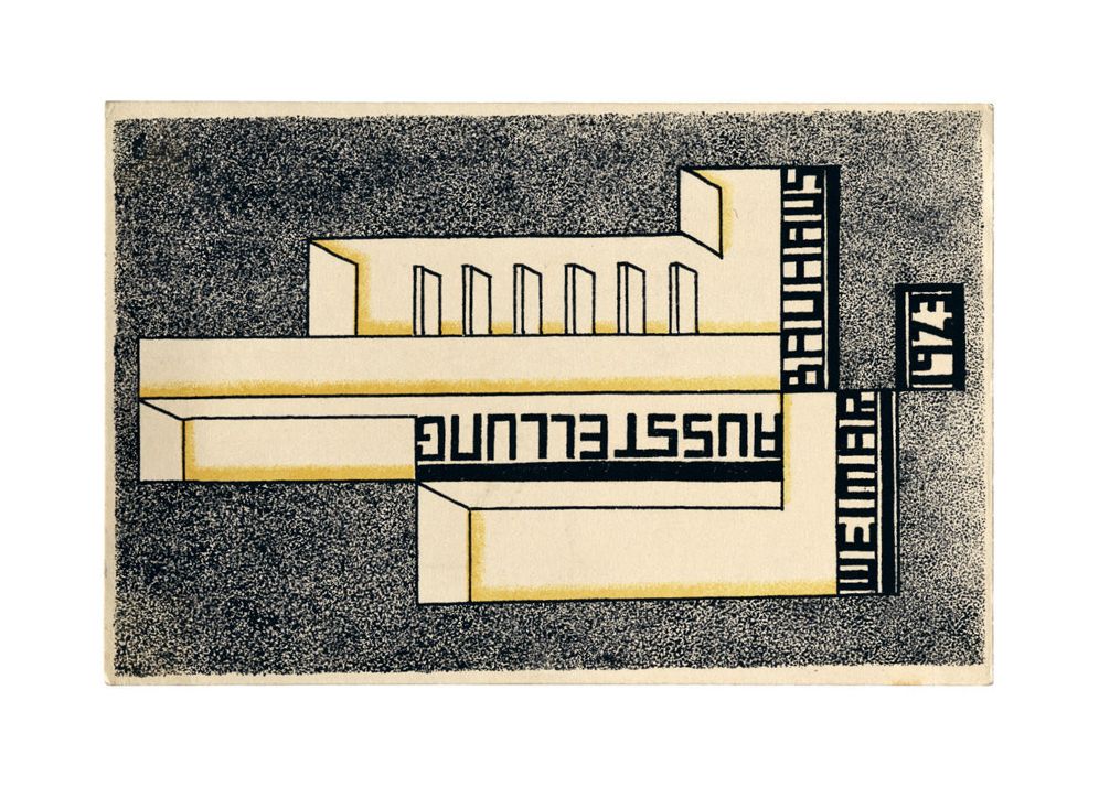 Bauhaus Postcards: Invitations to the First Exhibition