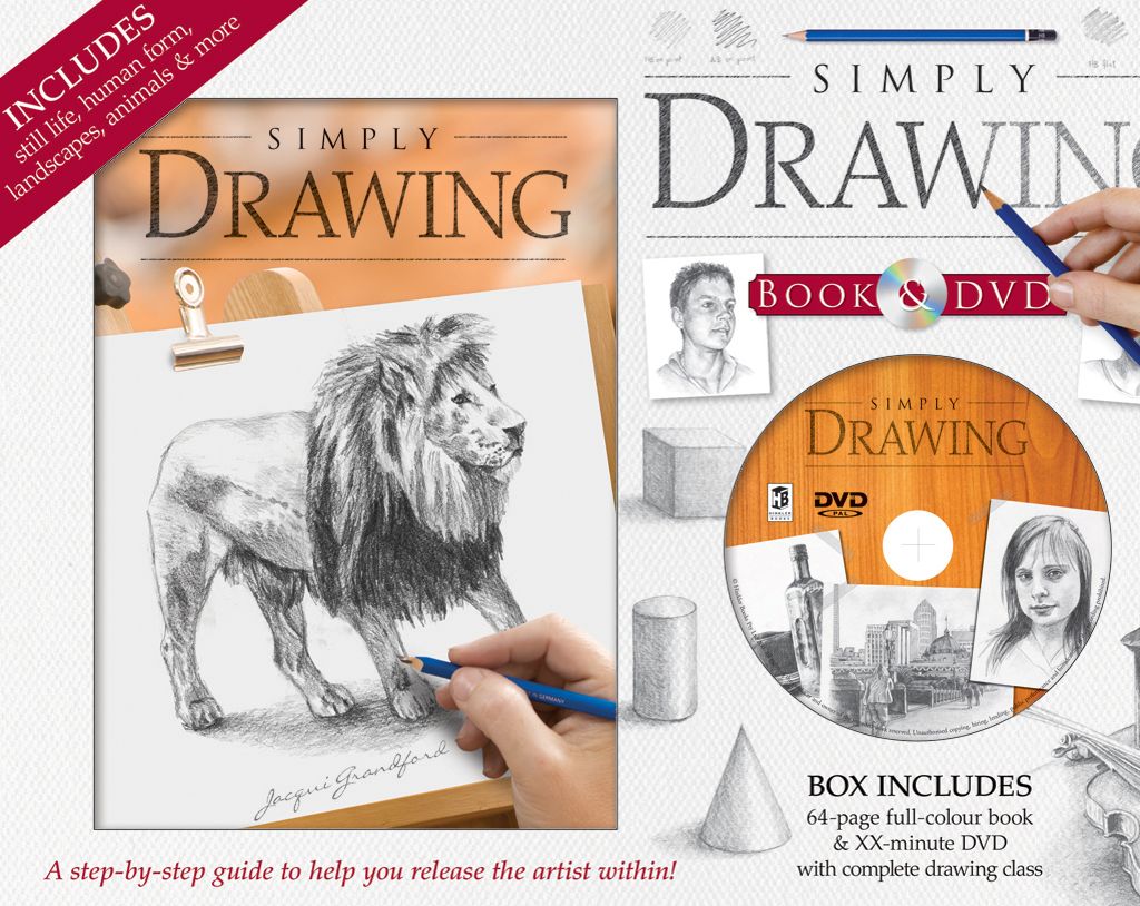 Simply Drawing Book & DVD