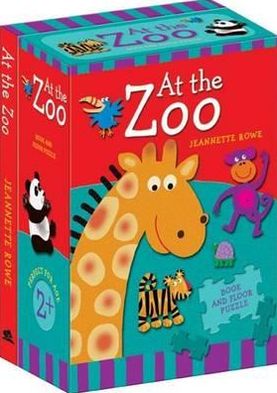 At the Zoo Book and Floor Puzzle