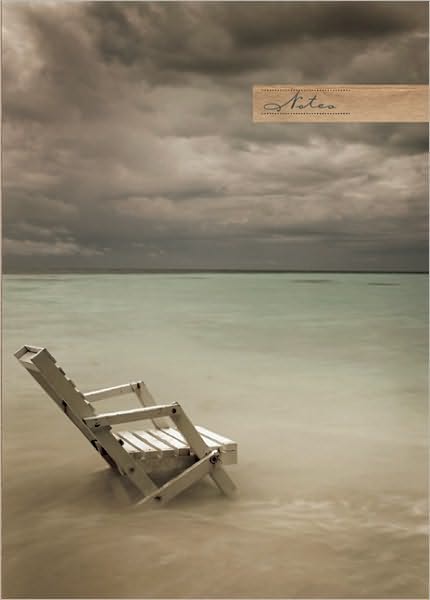 Ocean View Lined Elastic Large Journal