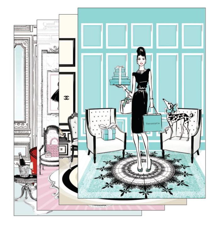 Fashion House 4 Mini Notebooks