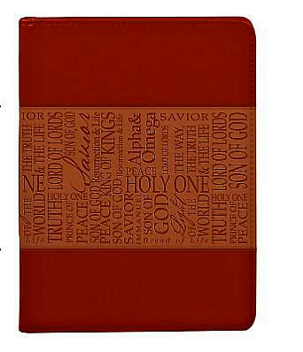 Tan Names of Jesus Luxleather Journal