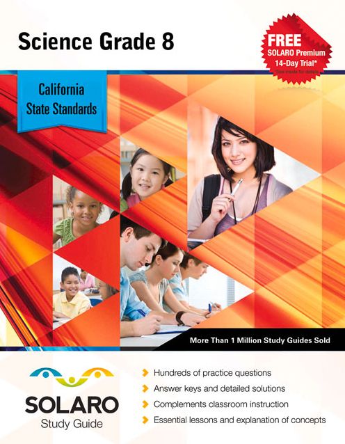 California Science Grade 8: SOLARO Study Guide
