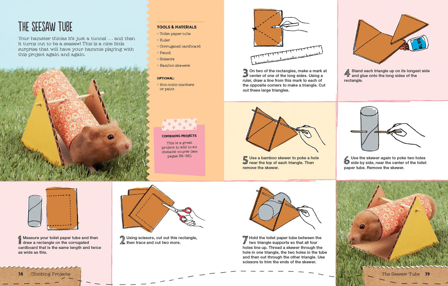 Homemade for Hamsters: Over 20 Fun Projects Anyone Can Make, Including Tunnels, Towers, Dens, Swings, Ladders and More