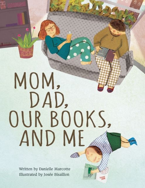 Mom, Dad, Our Books, and Me
