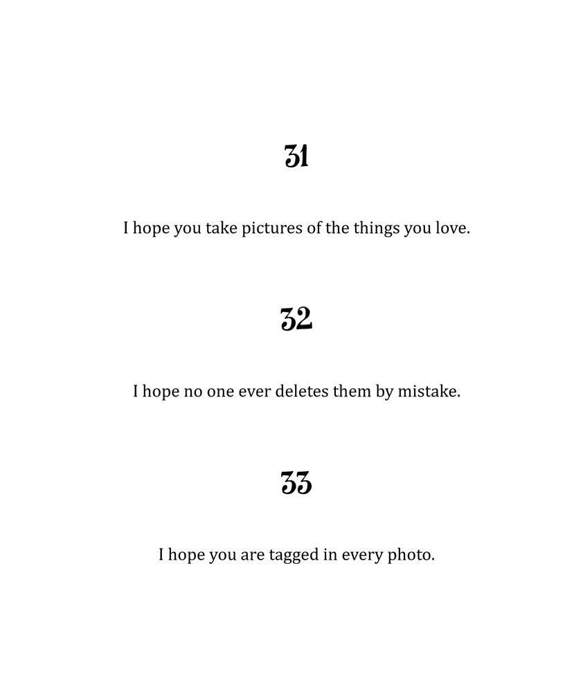 300 Things I Hope