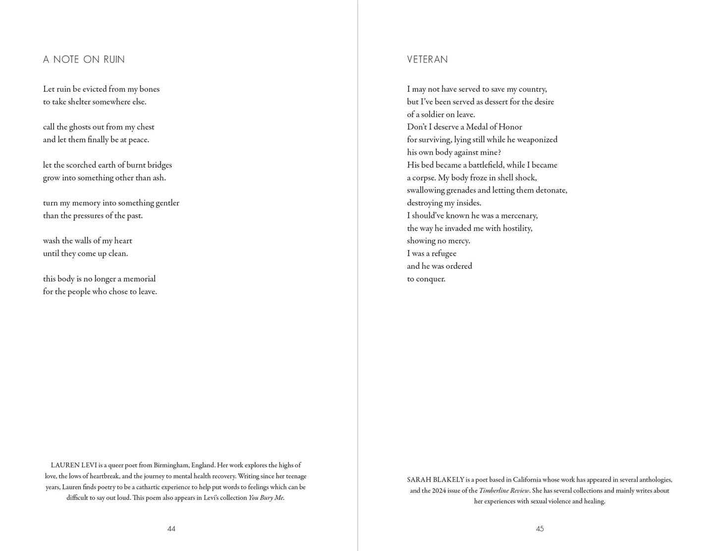 The Central Avenue Poetry Prize 2025