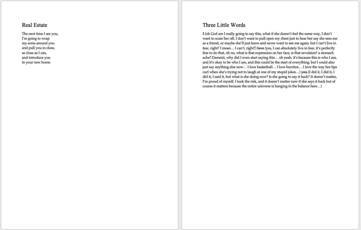Lovers Exes Soulmates: Poems