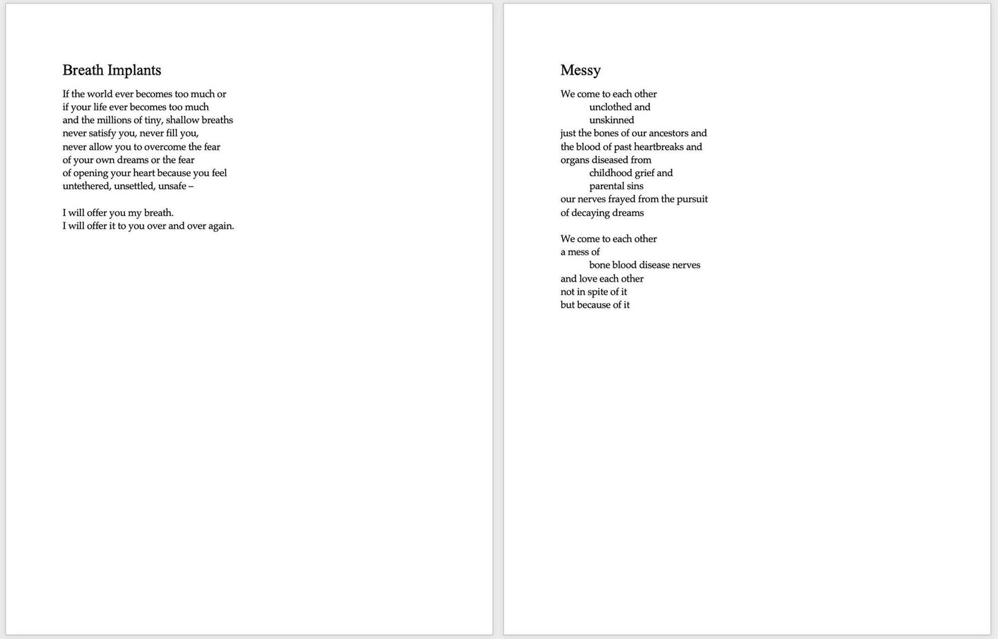Lovers Exes Soulmates: Poems