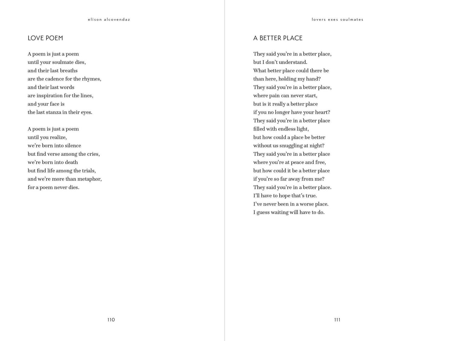 Lovers Exes Soulmates: Poems