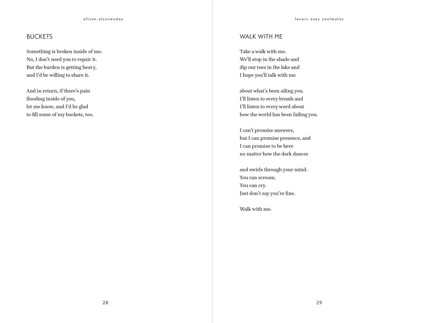 Lovers Exes Soulmates: Poems