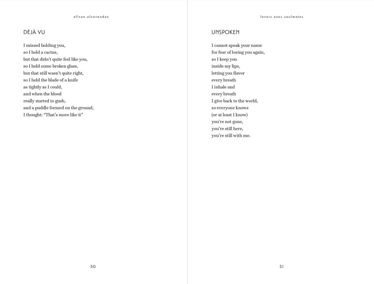 Lovers Exes Soulmates: Poems
