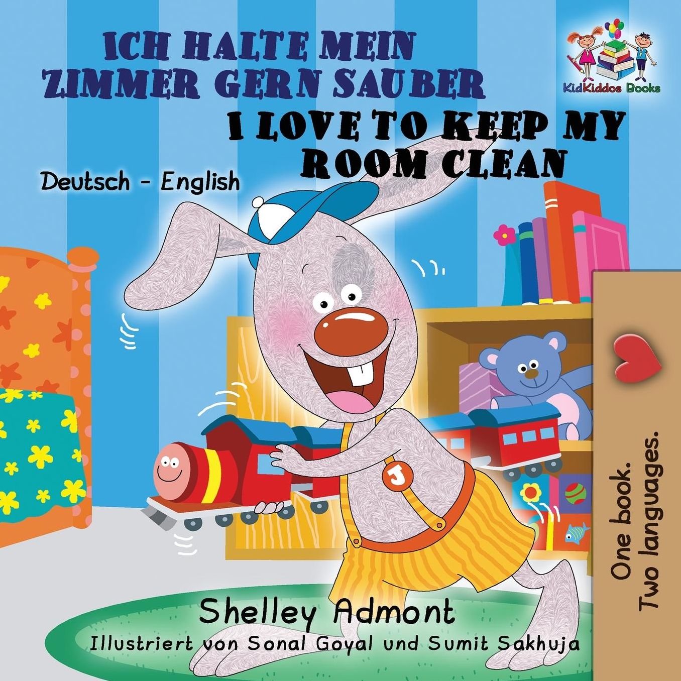 Ich räume mein Zimmer gerne auf I Love to Keep My Room Clean: German English Bilingual Edition