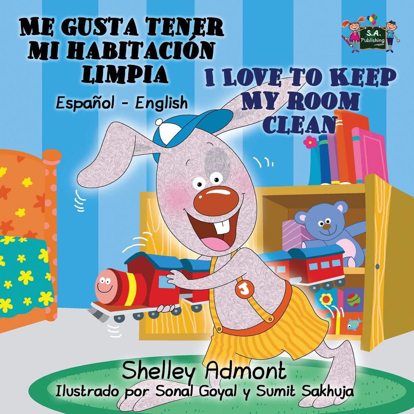 Me gusta tener mi habitación limpia I Love to Keep My Room Clean: Spanish English Bilingual Edition