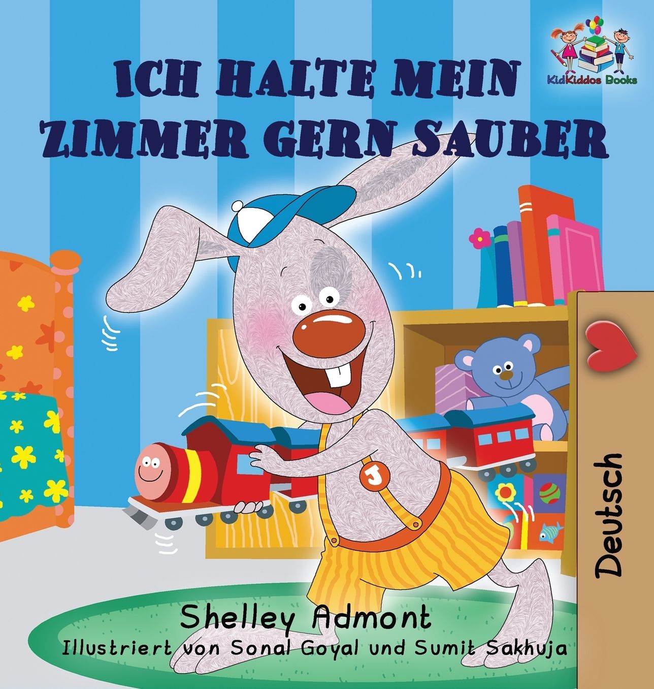 Ich räume mein Zimmer gerne auf: I Love to Keep My Room Clean (German Edition)
