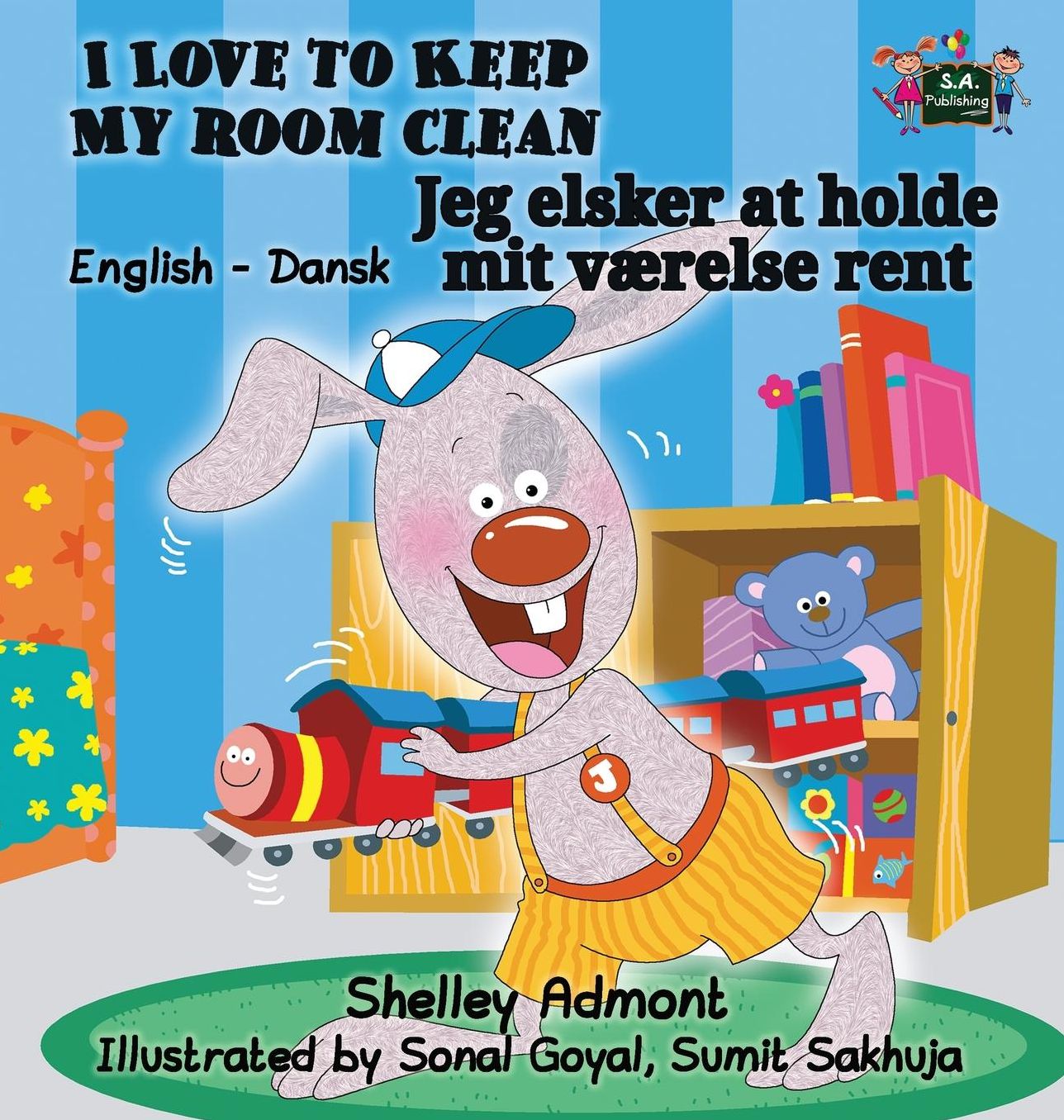 I Love to Keep My Room Clean: English Danish Bilingual Edition