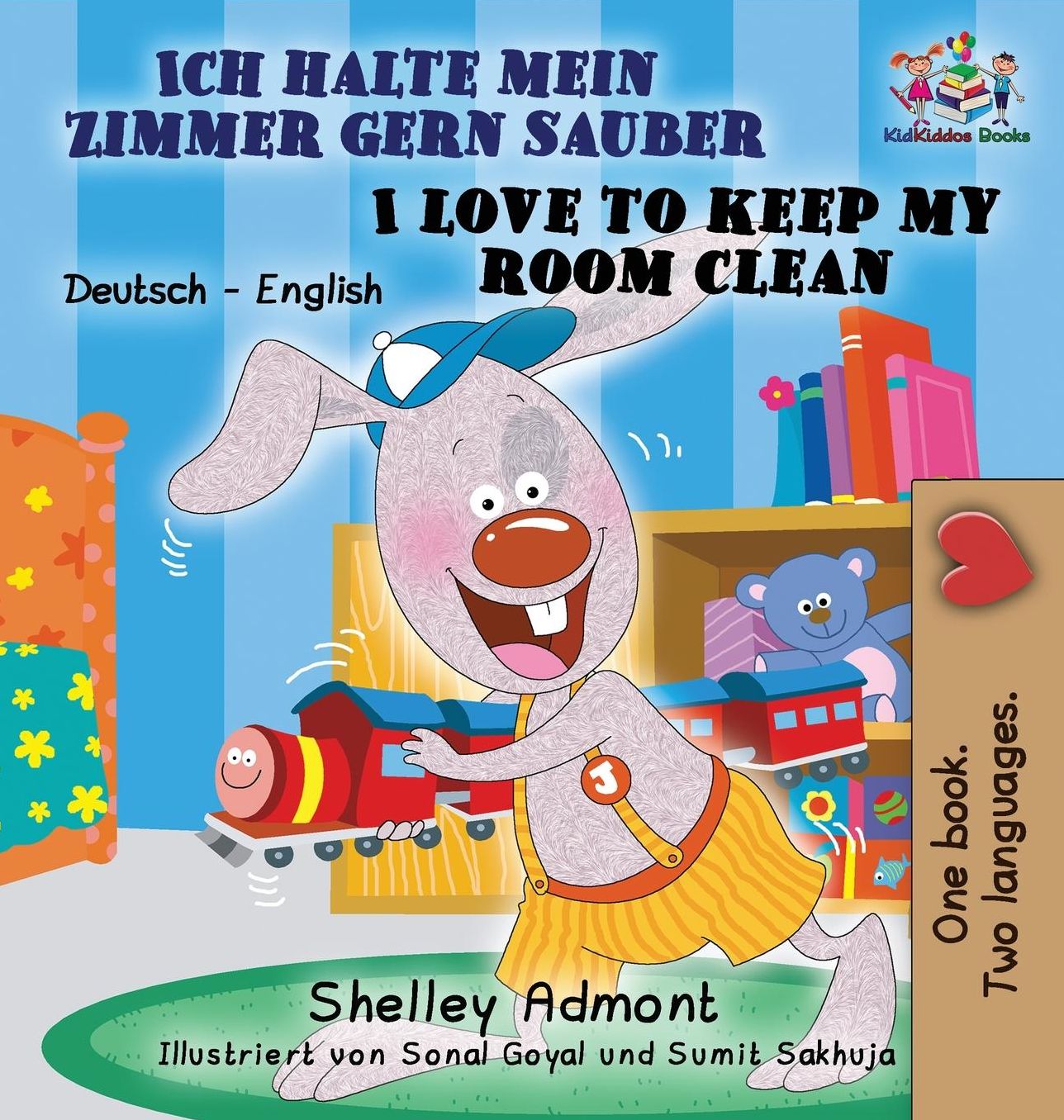 Ich räume mein Zimmer gerne auf I Love to Keep My Room Clean: German English Bilingual Edition