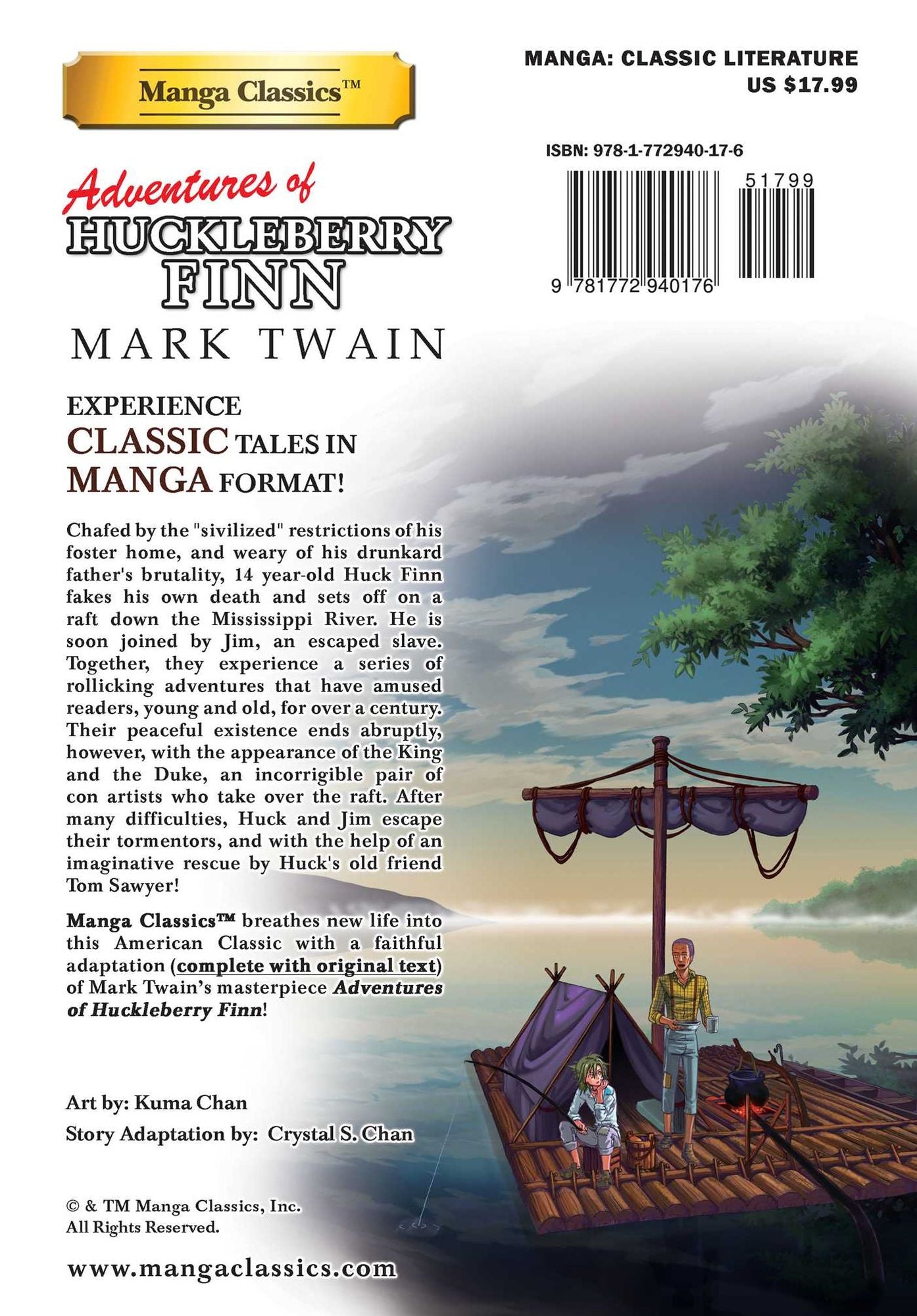 The Adventures of Huckleberry Finn: Manga Classics