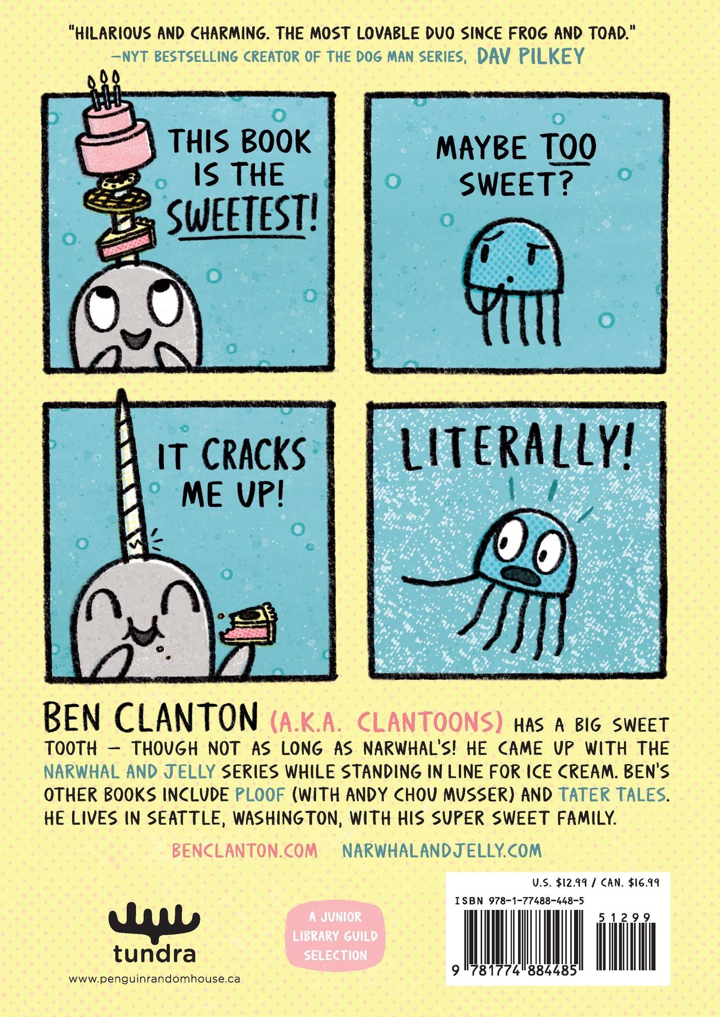 Narwhal's Sweet Tooth (A Narwhal and Jelly Book #9)