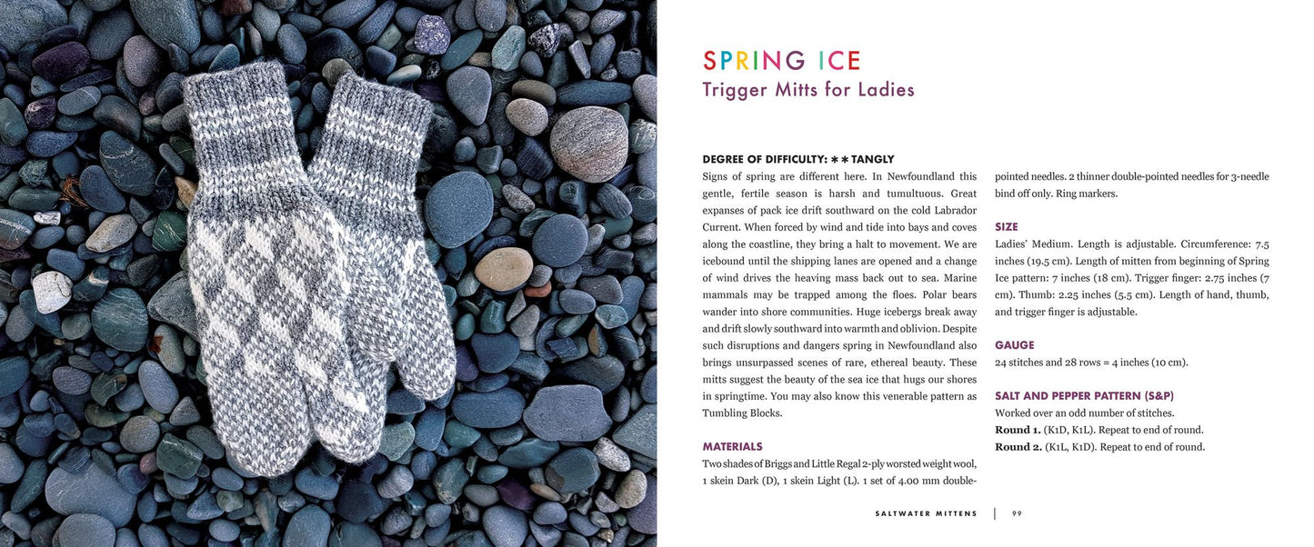 Saltwater Mittens: From the Island of Newfoundland, More Than 20 Heritage Designs to Knit