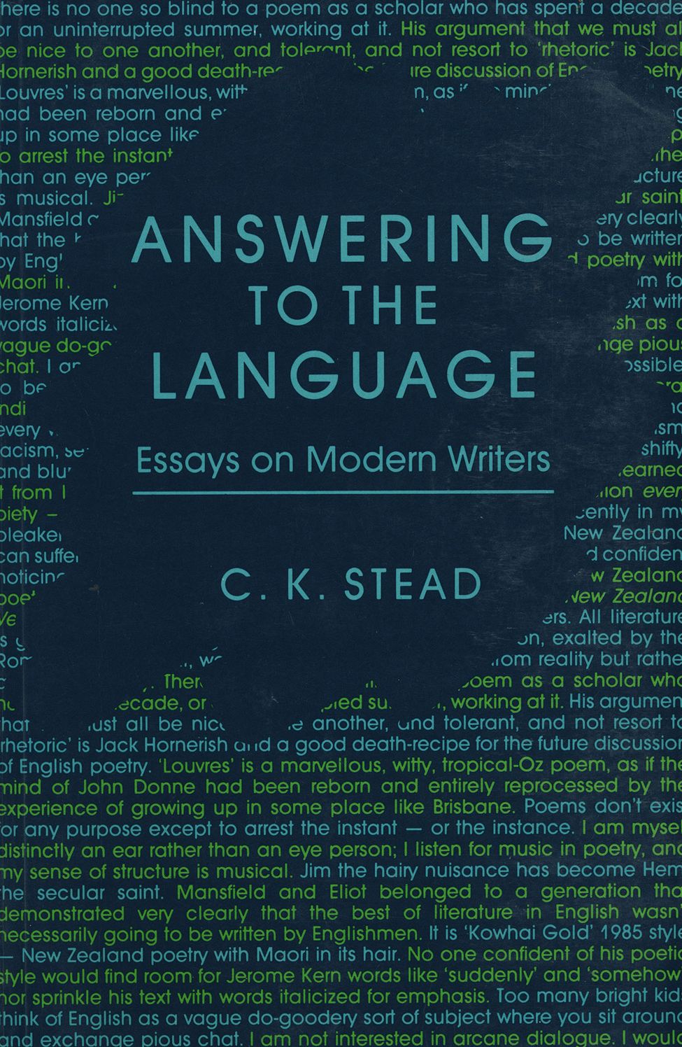 Answering to the Language: Essays on Modern Writers