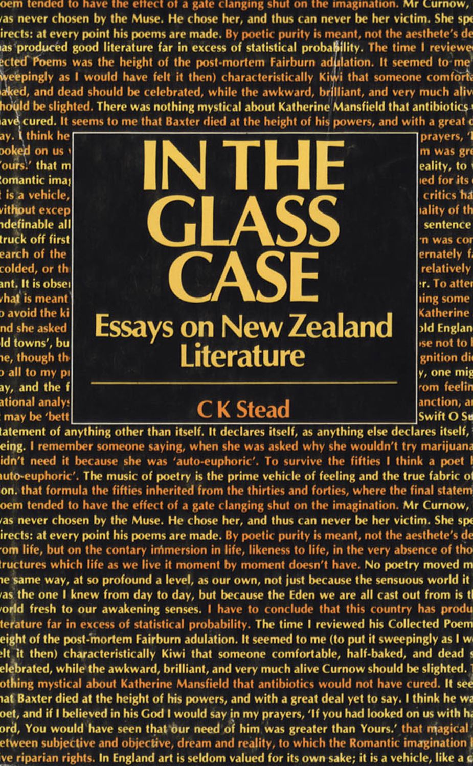 In the Glass Case: Essays on New Zealand Literature
