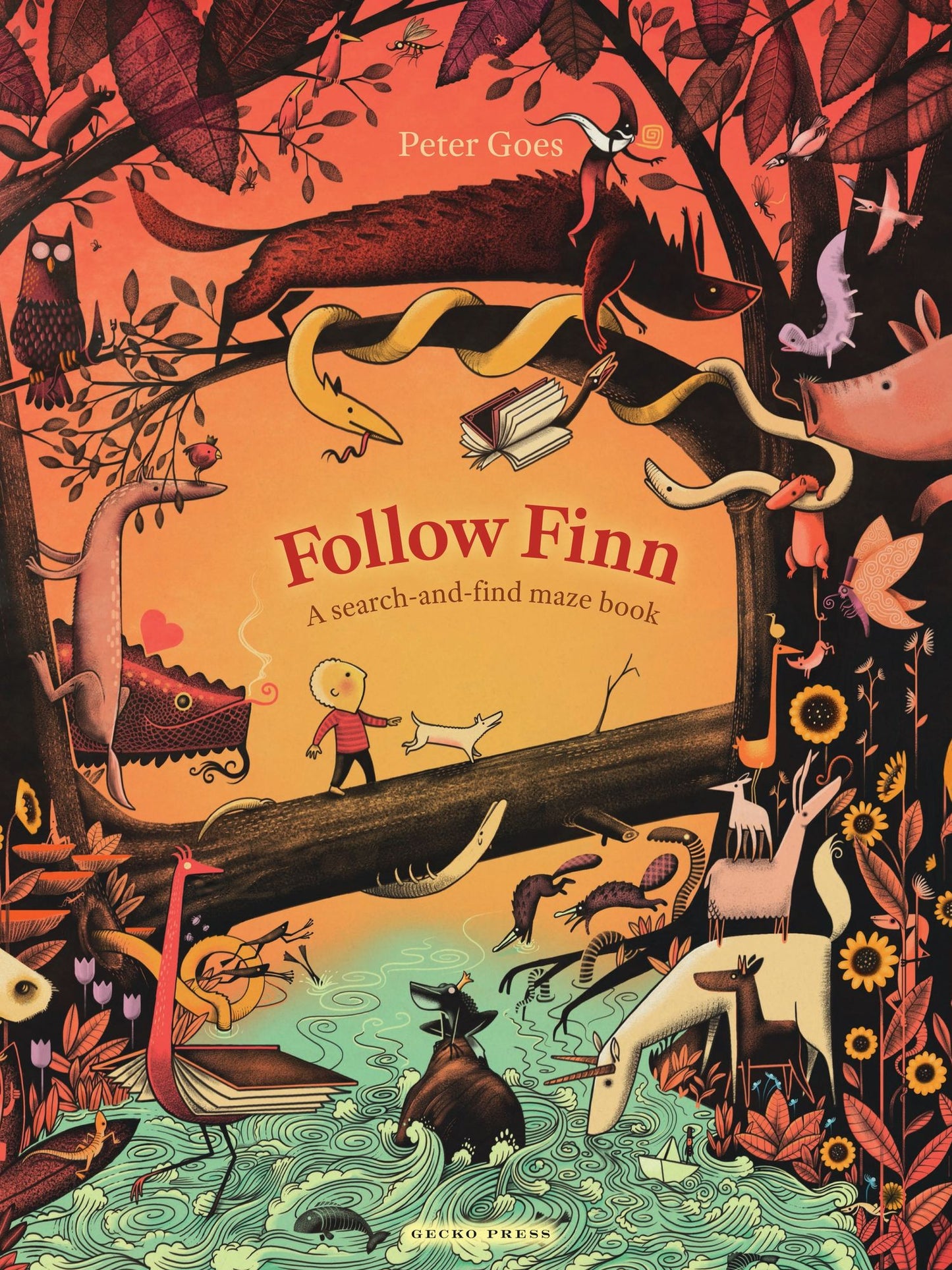 Follow Finn: A Search-and-Find Maze Book