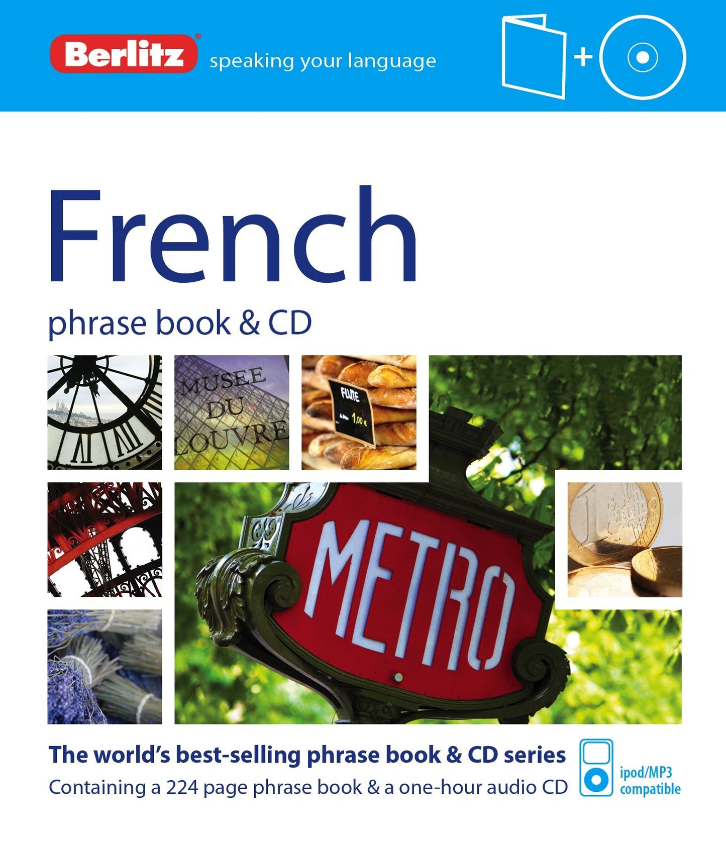 Berlitz French Phrase Book and CD