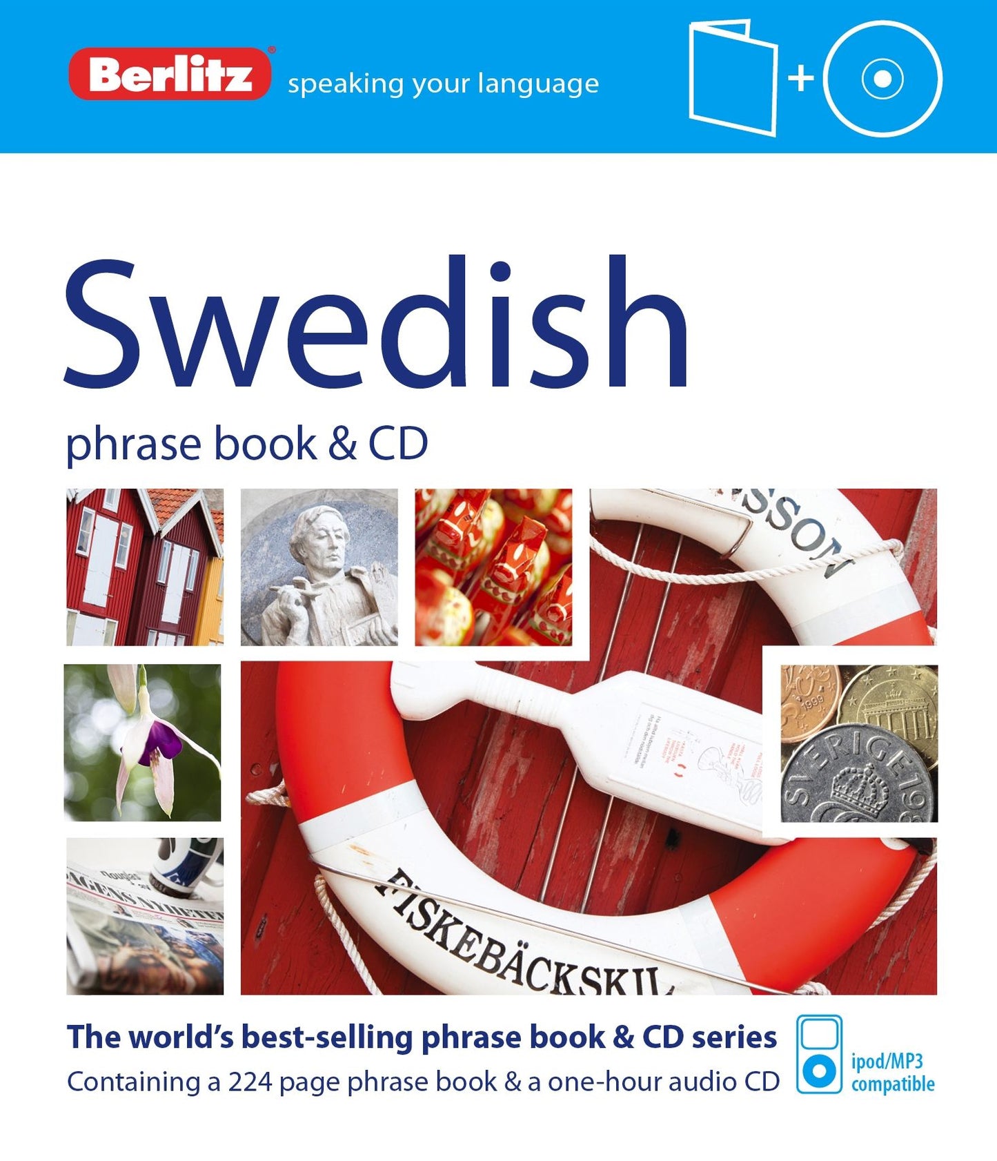 Berlitz Swedish Phrase Book and CD