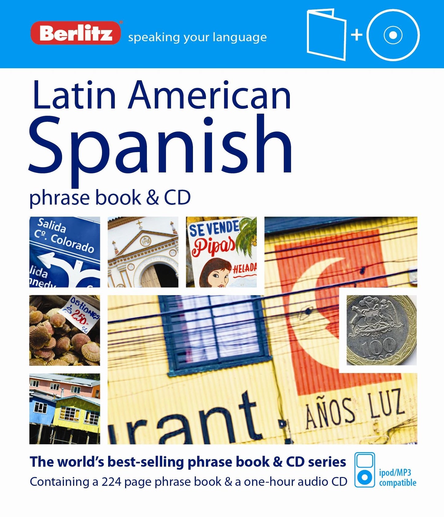 Berlitz Latin American Spanish Phrase Book & CD