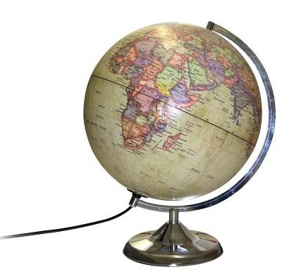 Insight Globe: Metal Antique Illuminated (Us)
