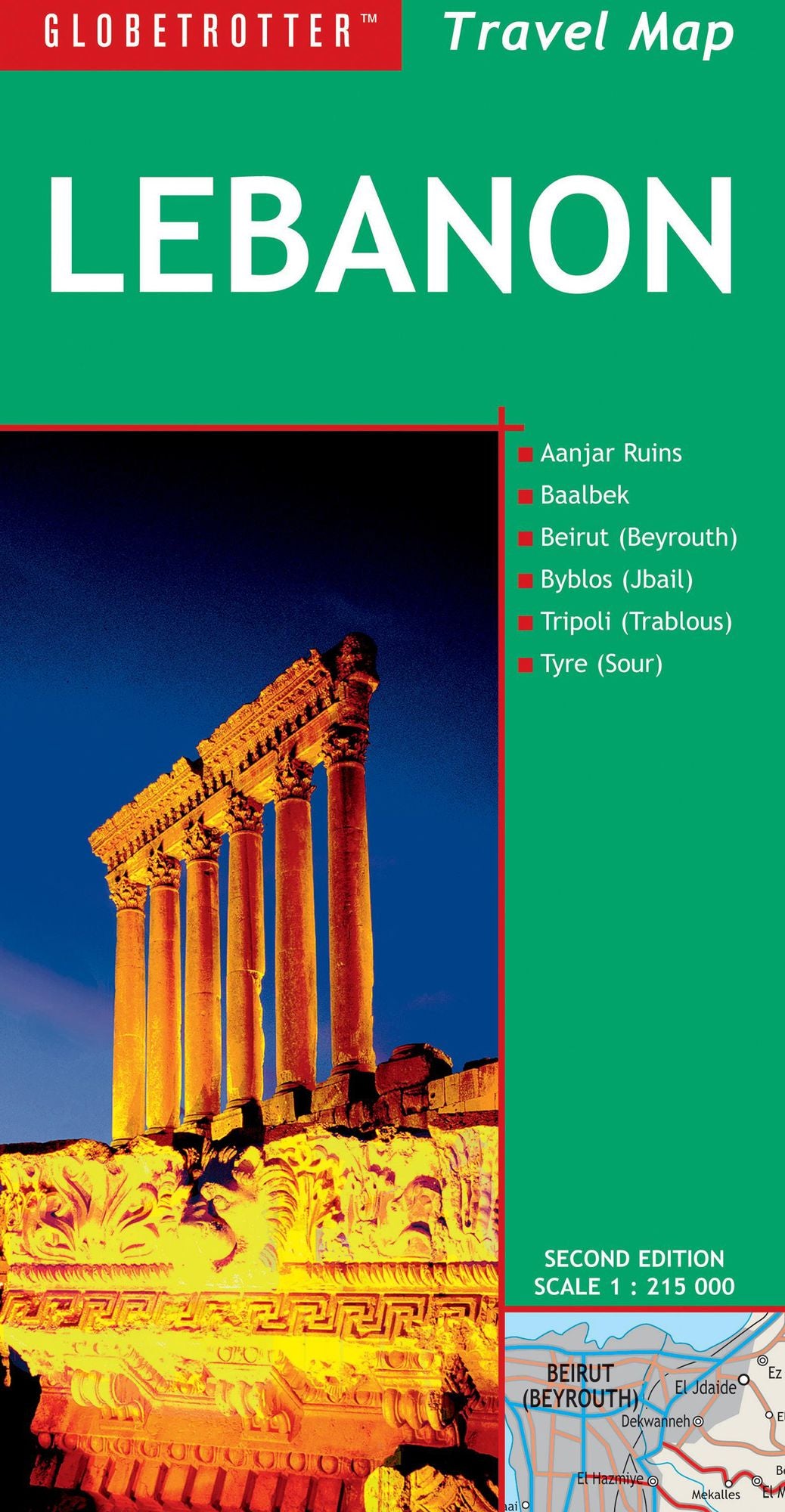 Lebanon Travel Map