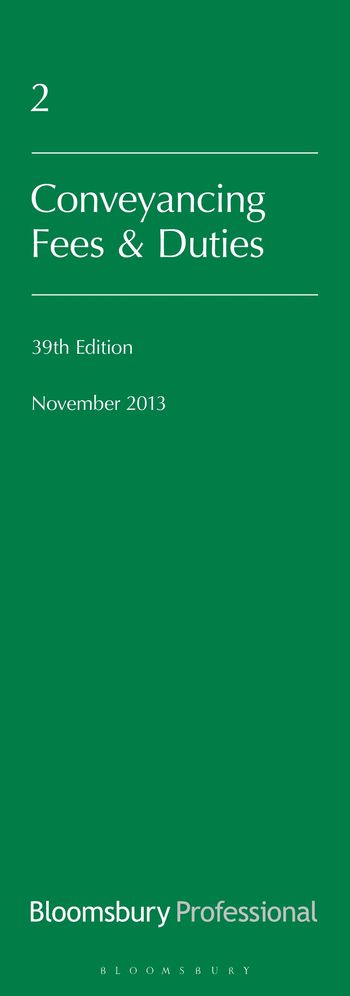 Lawyer's Costs and Fees: Conveyancing Fees and Duties