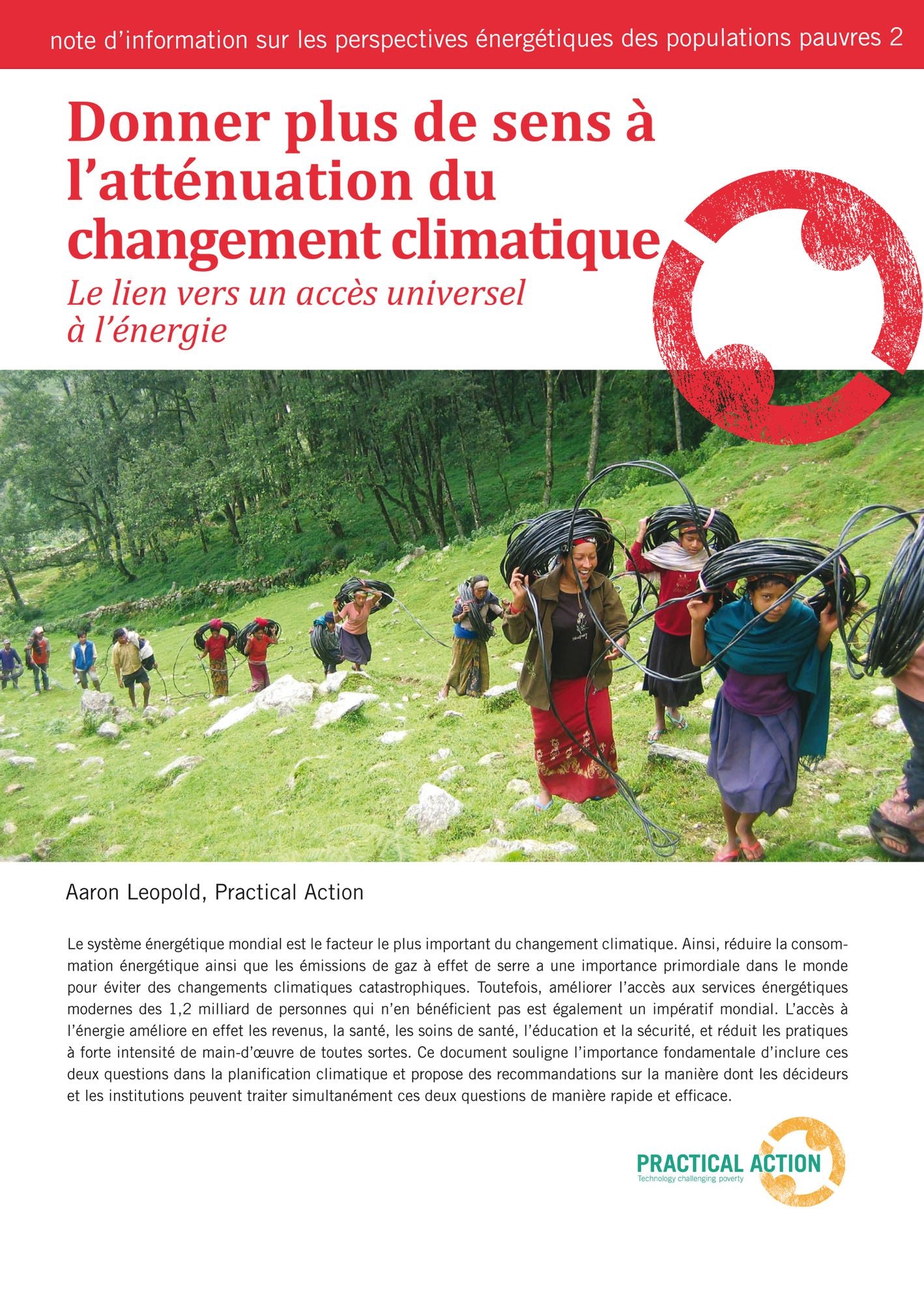 Donner plus de sens à l'atténuation du changement climatique