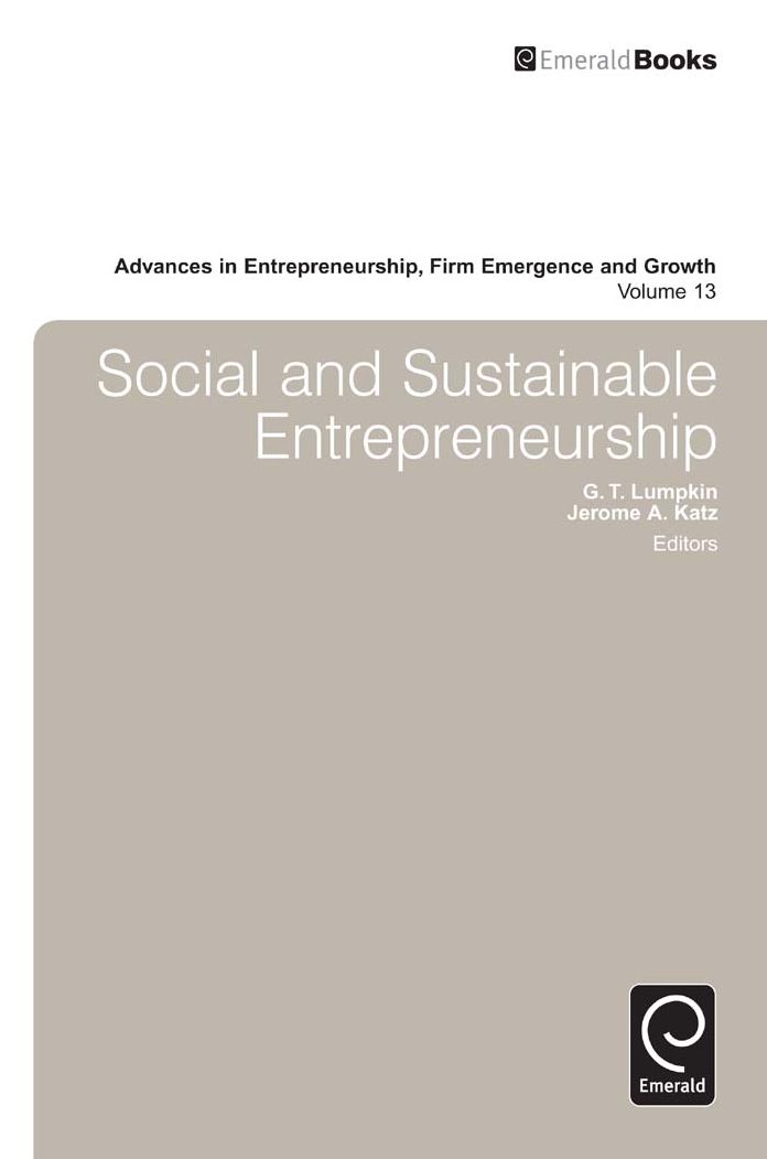 Social and Sustainable Entrepreneurship