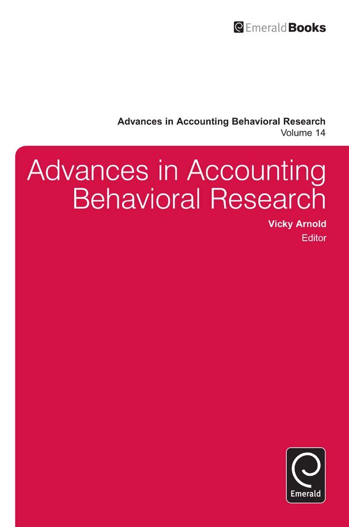 Advances in Accounting Behavioral Research Volume 14