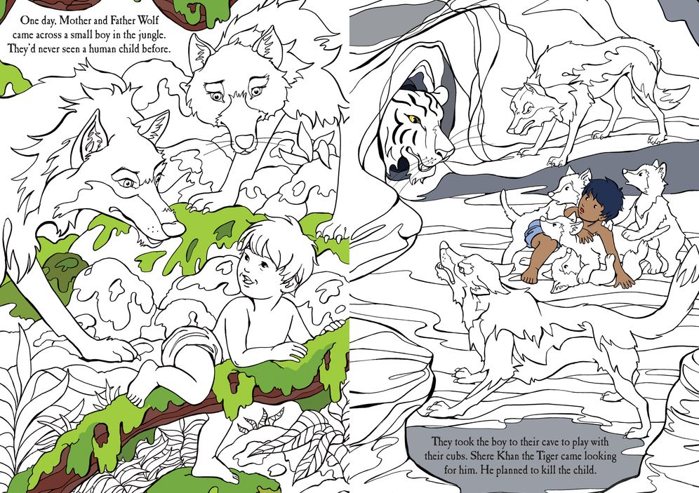 The Jungle Book Colouring Book
