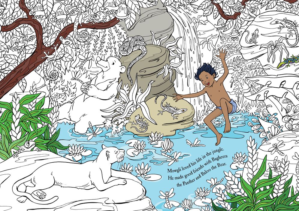 The Jungle Book Colouring Book