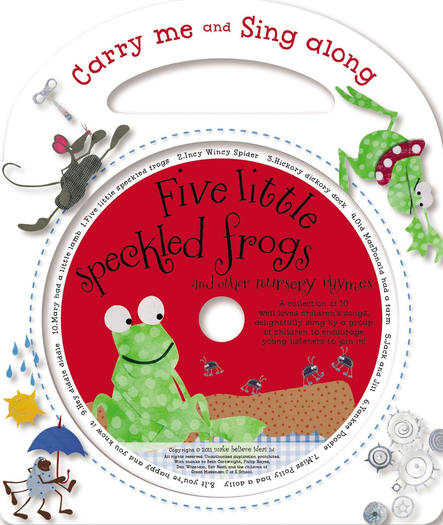 Five Little Speckled Frogs (Carry-Me and Sing-Along Series)