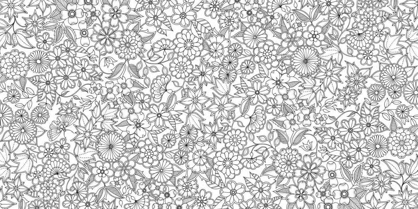 Secret Garden: An Inky Treasure Hunt and Coloring Book (For Adults, mindfulness coloring)
